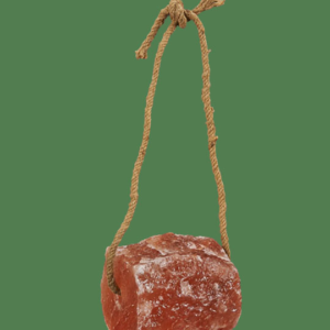 Himalayan Salt Horse lick on a rope